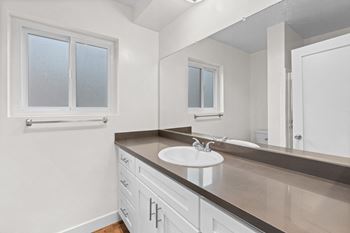 Second Bathroom at White Oak Terrace Apartments, Encino, CA